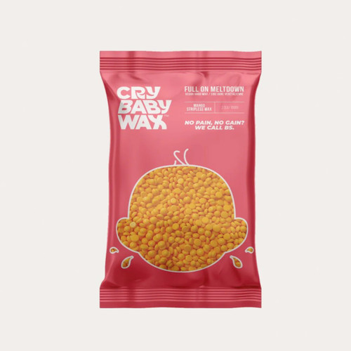 Cry Baby Wax Full On Meltdown Vegan Hard Wax 2.2lb - Mango