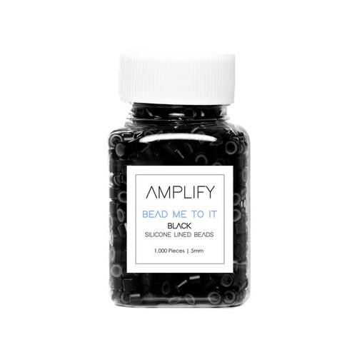 Amplify 5mm Silicone Lined Beads - Black Amplify 5mm Silicone Lined Beads - Black