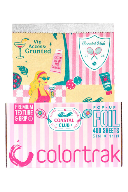 Colortrak Coastal Club Pop-Up Foil - 400ct