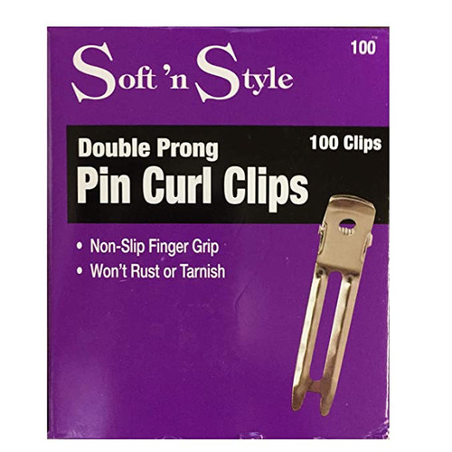 Soft 'n Style Double Prong Curl Clips