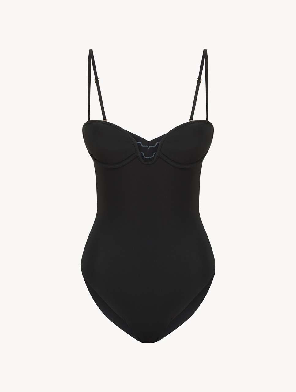 Black padded bodysuit Clearance