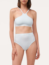 High-waisted brief in blue grey stretch cotton_1