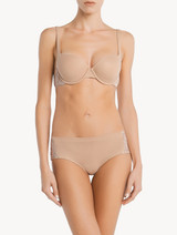 Nude cotton T-shirt bra_1