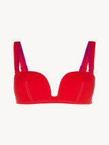 Bandeau Bikini Top in Red_0