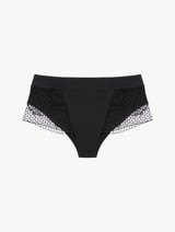 High-Waisted Brief with Leavers Lace_0
