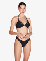 Bikini Top in Black with Soutache_1