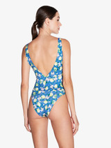 Blue Printed Swimsuit_2