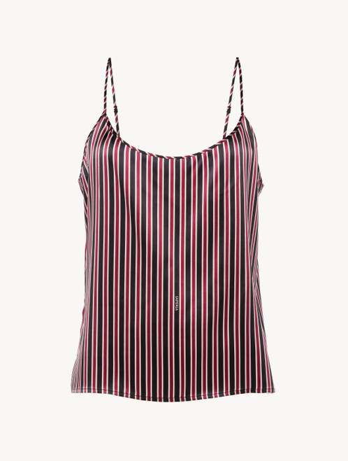 Silk striped camisole top_0