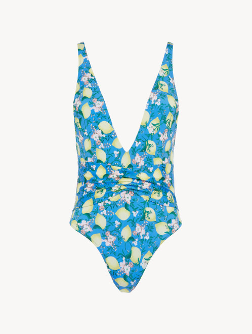Blue Printed Swimsuit_2