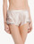 Sleep shorts in blush pink silk with embroidered tulle_1