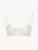 Bandeau Bra in off-white silk georgette with Leavers lace_0