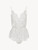 Playsuit in off-white silk with Leavers lace_0