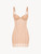 Slip Dress in sand stretch tulle_0