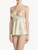 Off-white silk camisole with macramé frastaglio_3