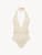 Swimsuit in Champagne with beading_0