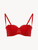 Red lace bandeau bra_0