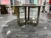 B023-Champagne Gold Sintered Stone Dining Table