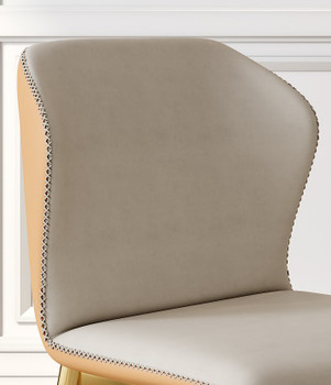 Nordic Luxury Leather Dining Chair