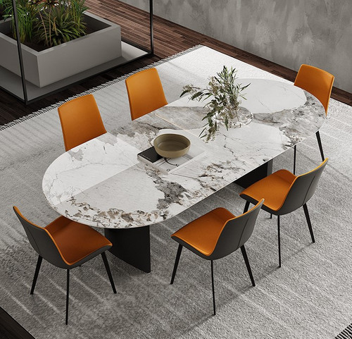 Glossy Sintered Stone Pandora Dining Table