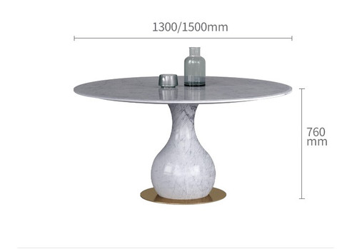 HourGlass Sintered Stone Dining Table