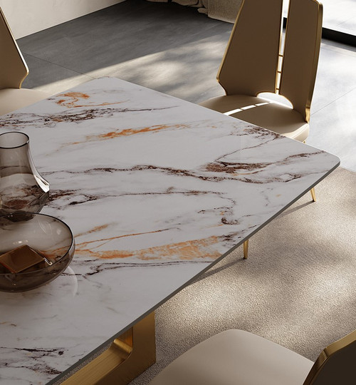 Benedict Sintered Stone Dining Table