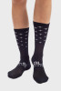 ALE' Stars Black Gray Q-Skin Socks