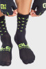 ALE' Stars Black Yellow Q-Skin Socks