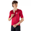 Nalini Pure Silver Cherry Red Jersey Rider