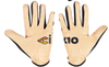 Cinelli Black White Pattern Long Finger Gloves Palms
