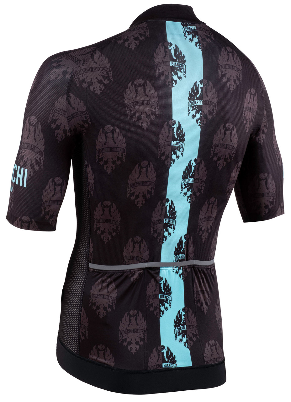 Bianchi Milano Ronaccio Black Green Jersey | Premium Cycling Jerseys