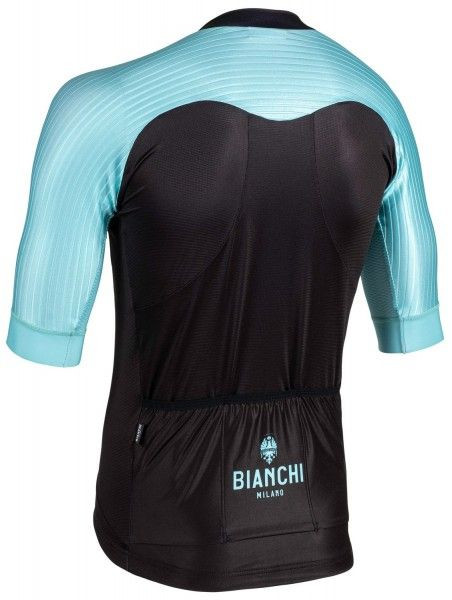 Bianchi Milano Valconca1 Aero Black Green Jersey | Premium Cycling