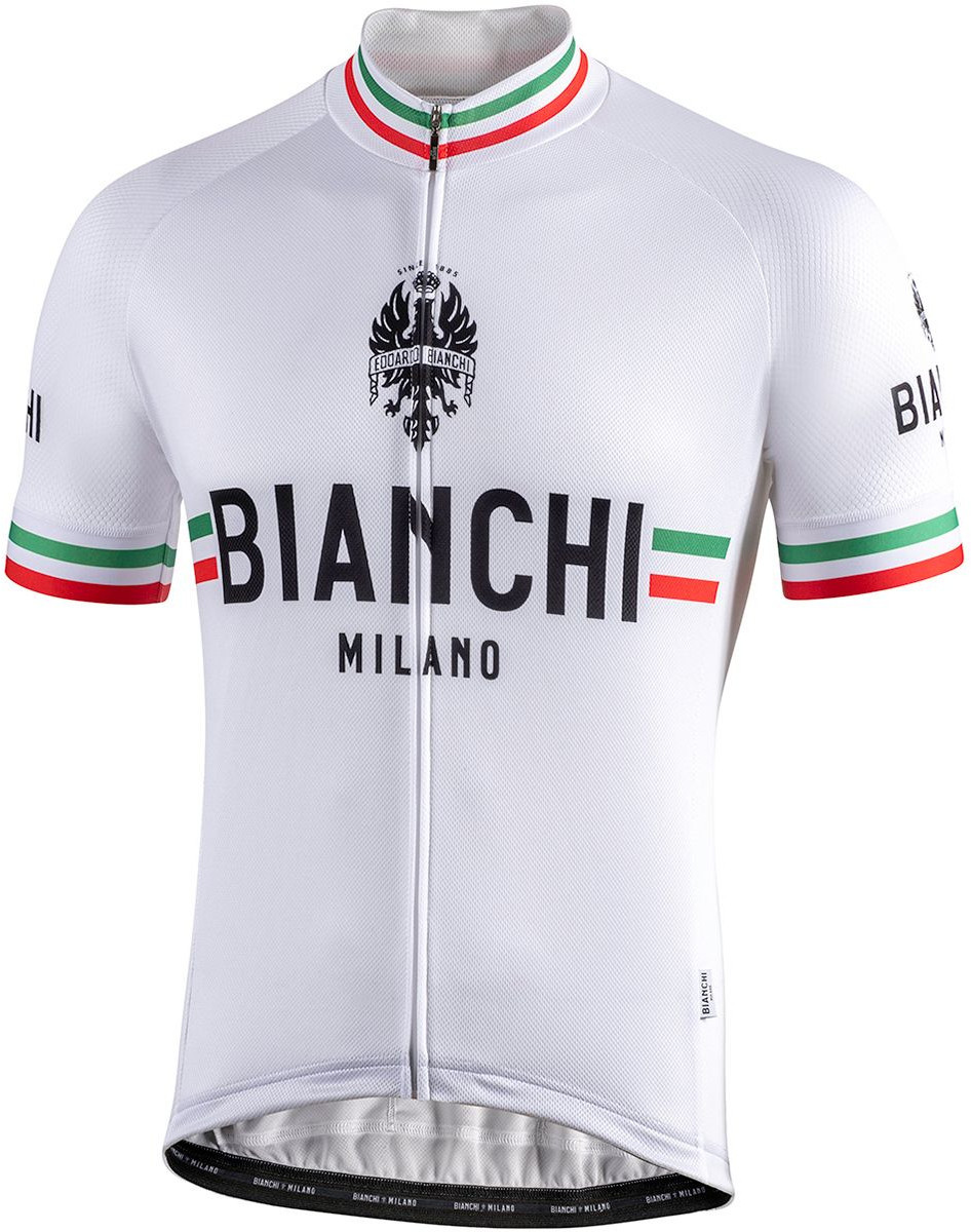 Bianchi Milano Isalle White Jersey | Premium Cycling Jerseys