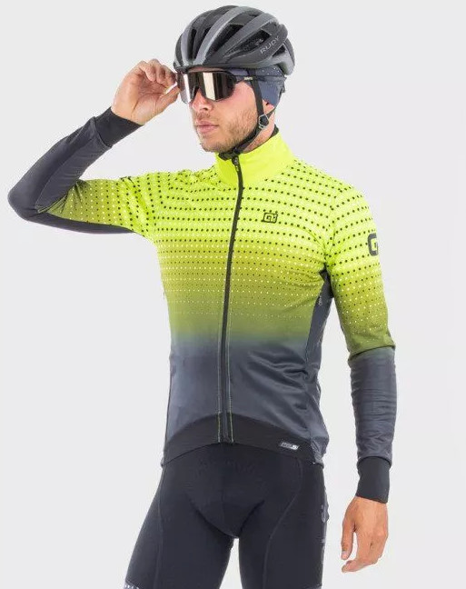 ale アレー THERMAL LS JERSEY 長袖ジャージ ネイビーブルー XLサイズ