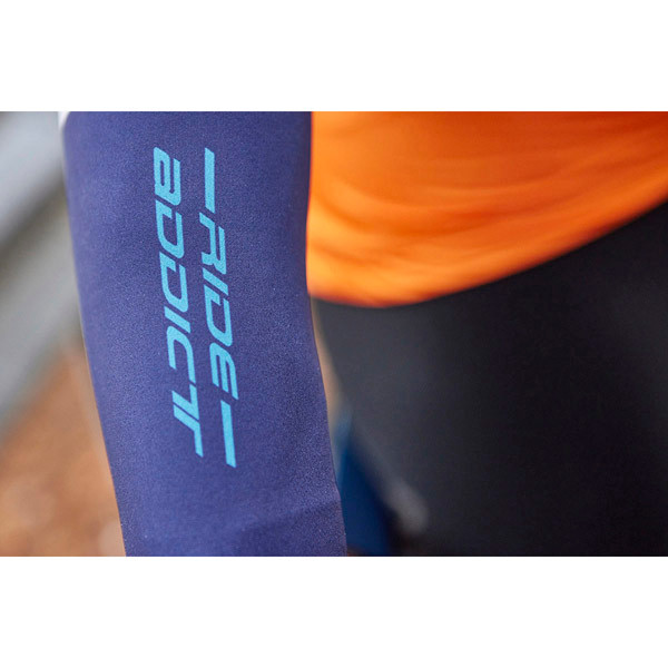 Nalini Warm Fit Blue Orange Long Sleeve Jersey made by Nalini in