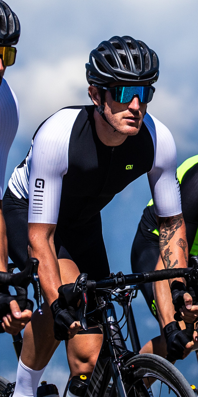 Ale R-EV1 Race 2.0 サイクルジャージ XS ALE' Race 2.0 R-EV1 Black Jersey | italian Cycling Jerseys