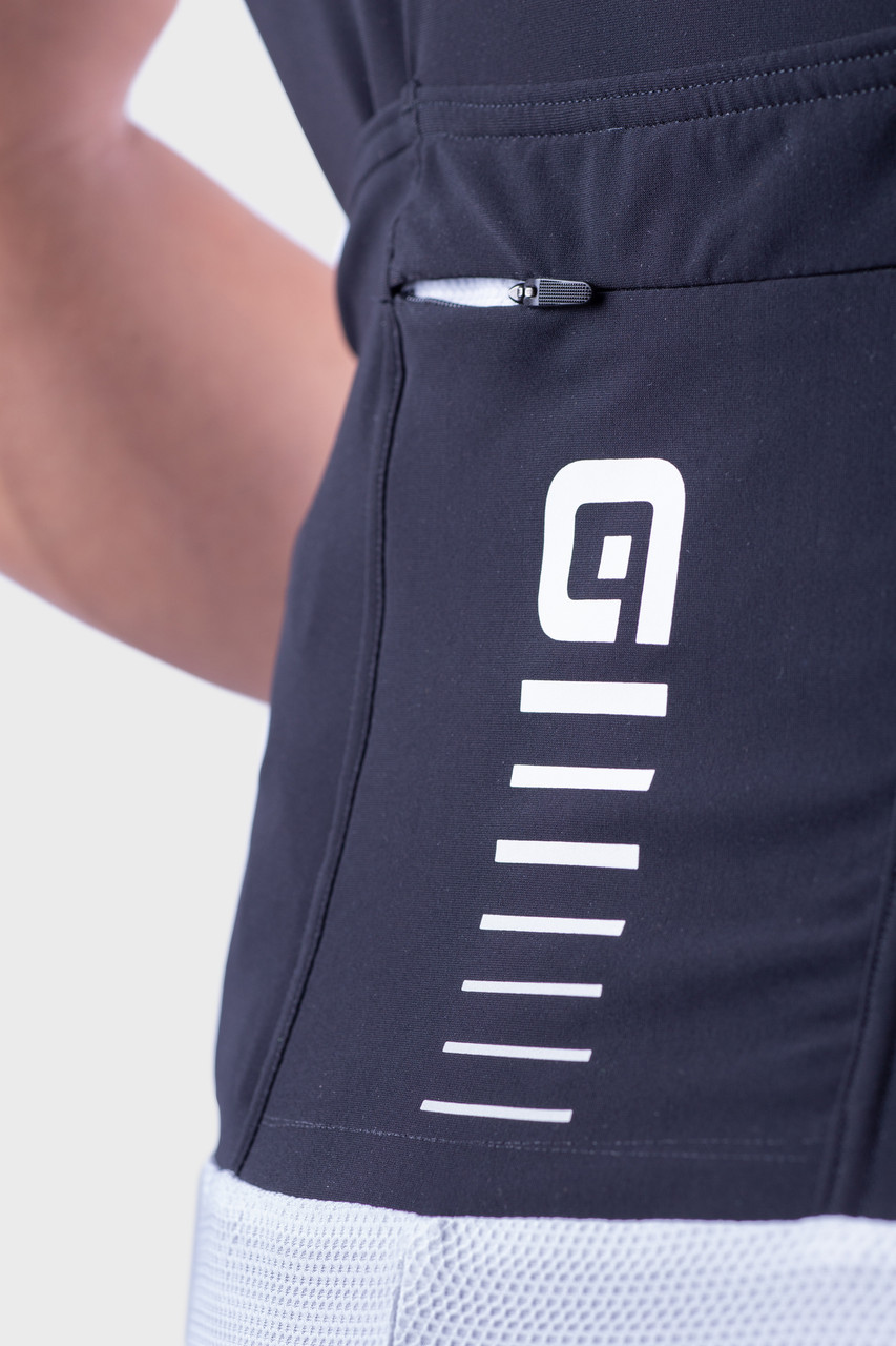 Ale R-EV1 Race 2.0 サイクルジャージ XS ALE' Race 2.0 R-EV1 Black Jersey | italian Cycling Jerseys