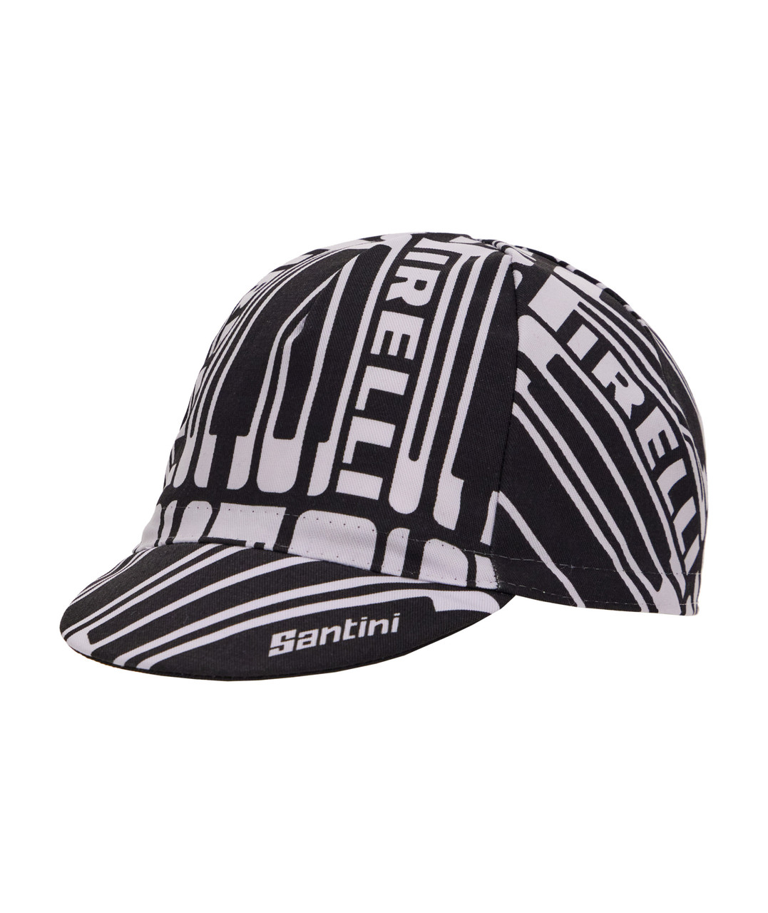 Santini Pirelli Sport Club Black Cap | Italian Cycling Hat