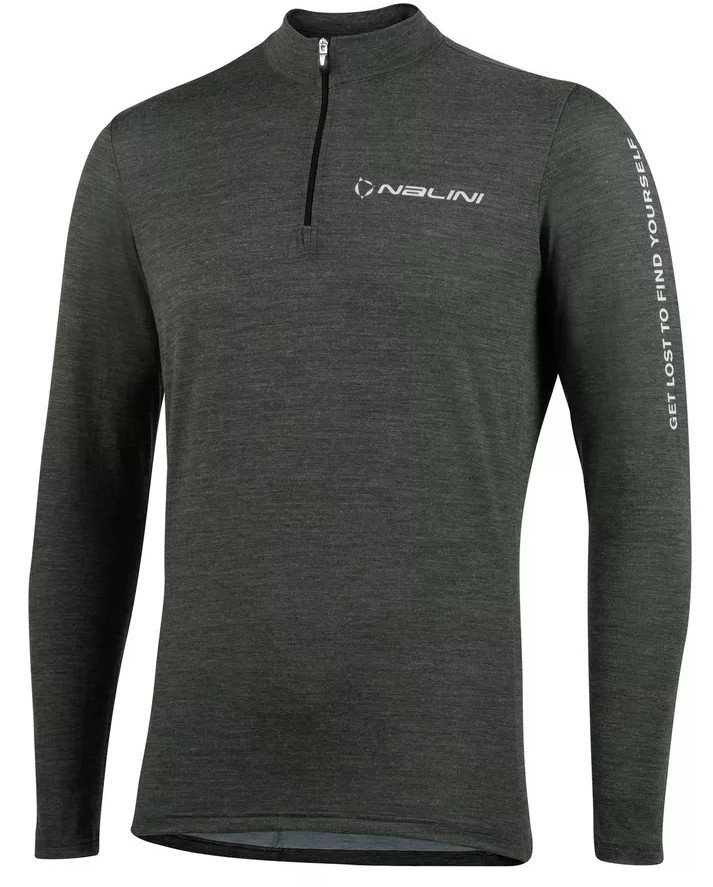 Nalini 2015モデル Colombia 長袖ジャージ size:S Nalini LS Wool Thermal Green Long Sleeve Jersey made by Nalini in