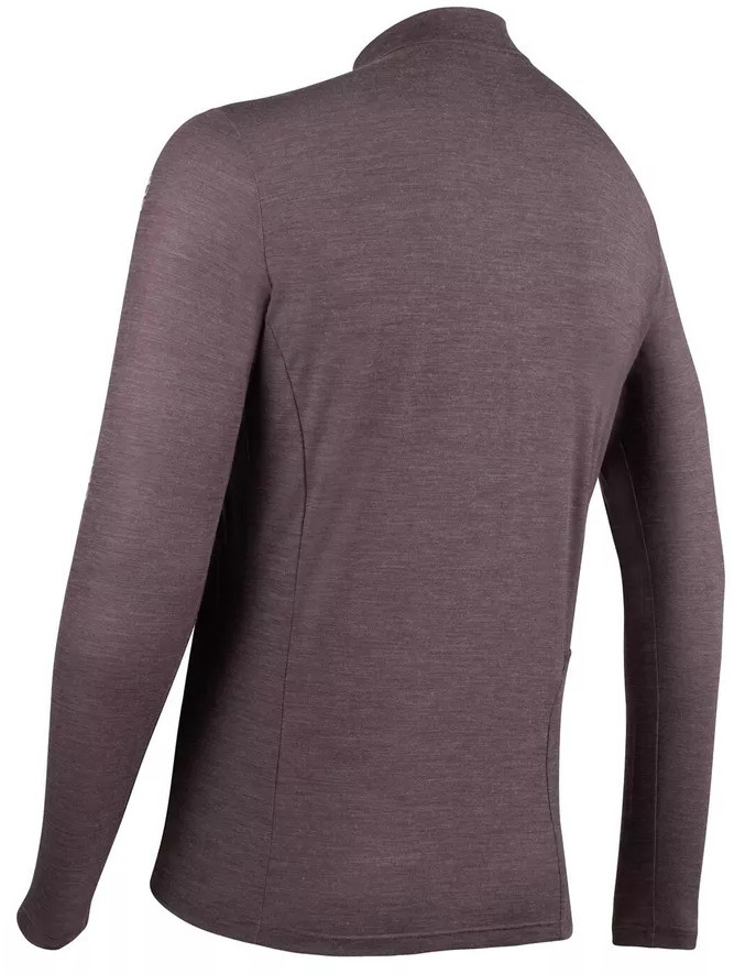 Nalini LS Wool Thermal Red Long Sleeve Jersey made by Nalini in
