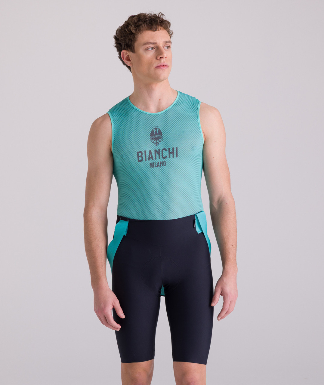 Bianchi Milano Core Baselayer Celeste | italian Cycling Jerseys