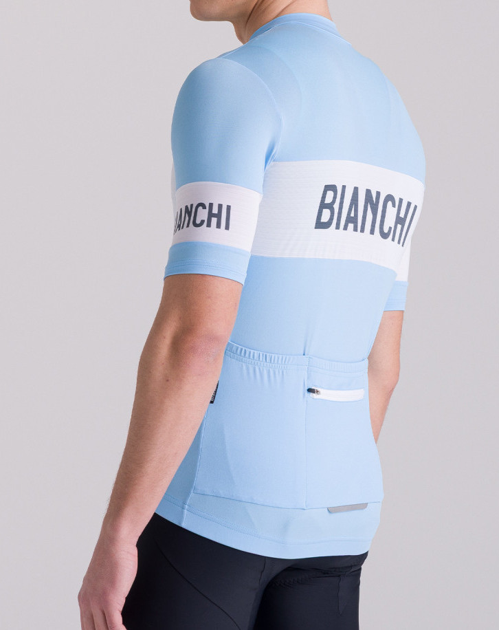 Bianchi Milano Retro Blue Jersey | italian Cycling Jerseys