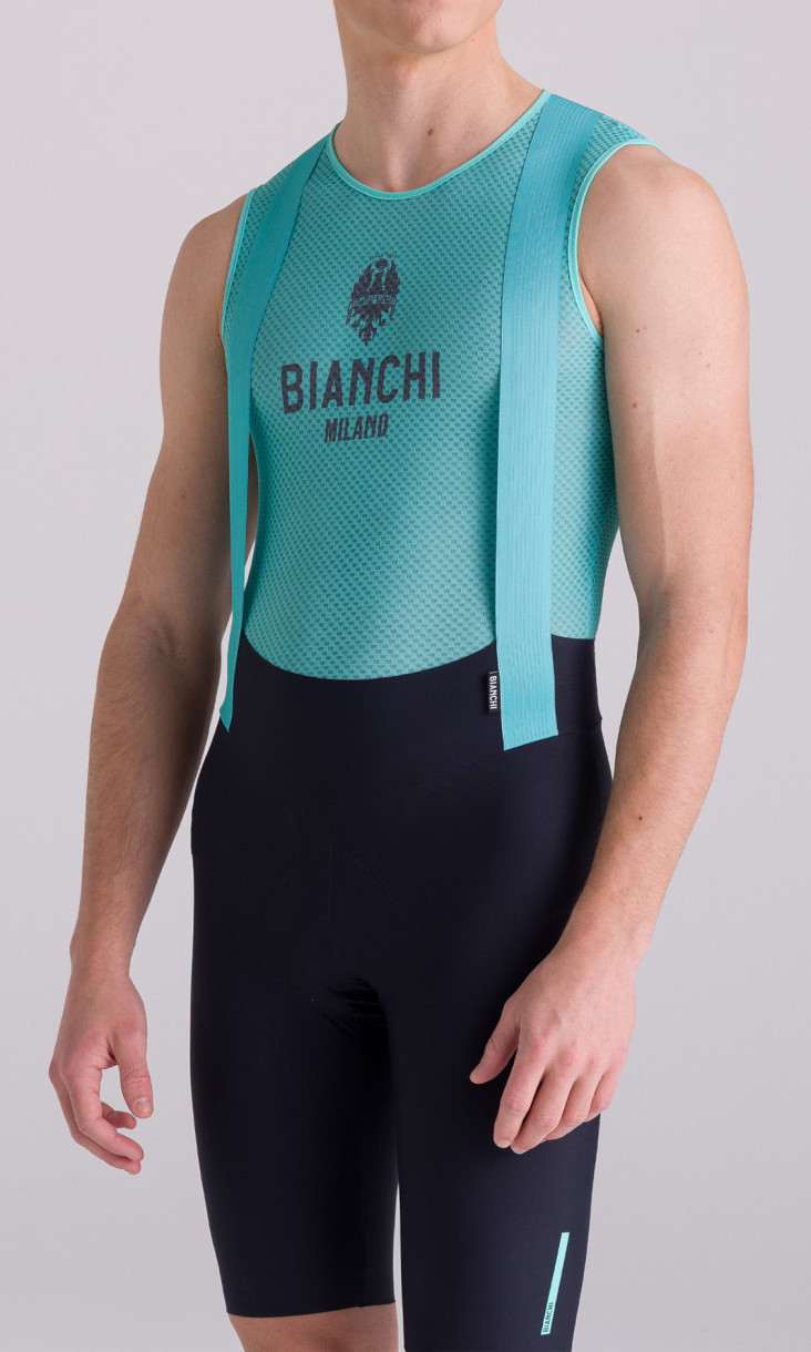 Bianchi Milano Race Black Bib Shorts | Italian Cycling Bibs