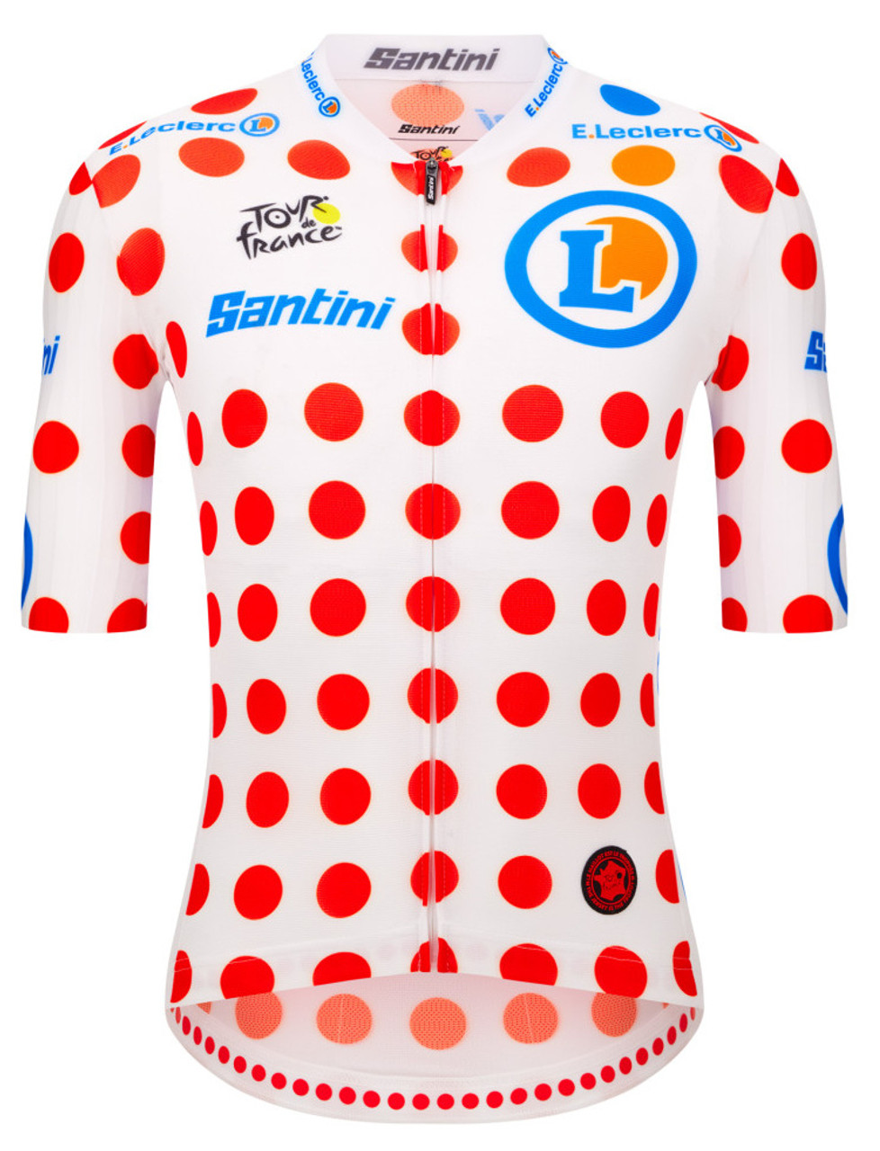 2025 Tour De France Polka Dot KOM Official Jersey