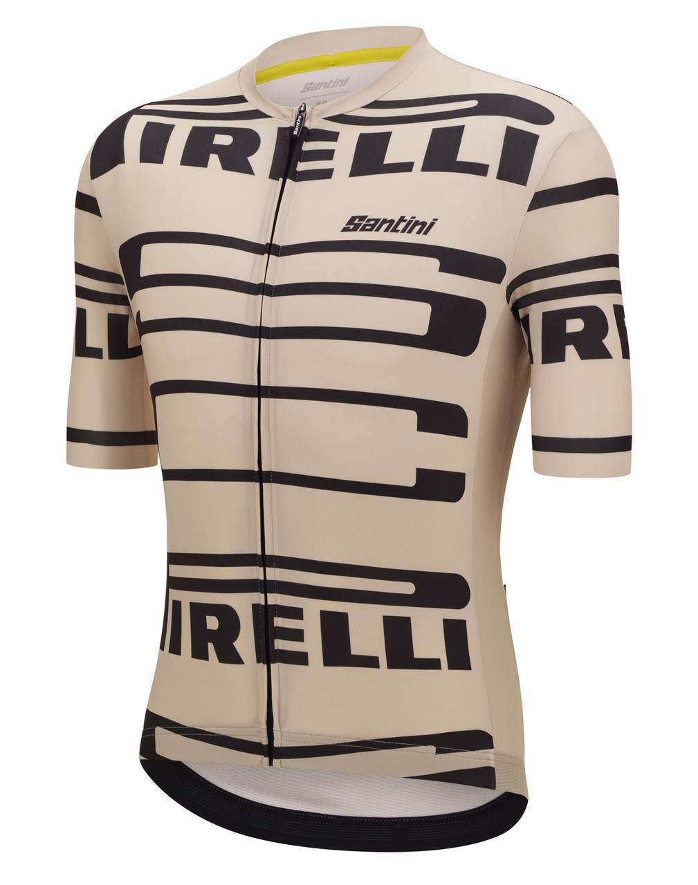 Pirelli Sport Club Logo Biege Black Jersey. | Official Pro Cycling