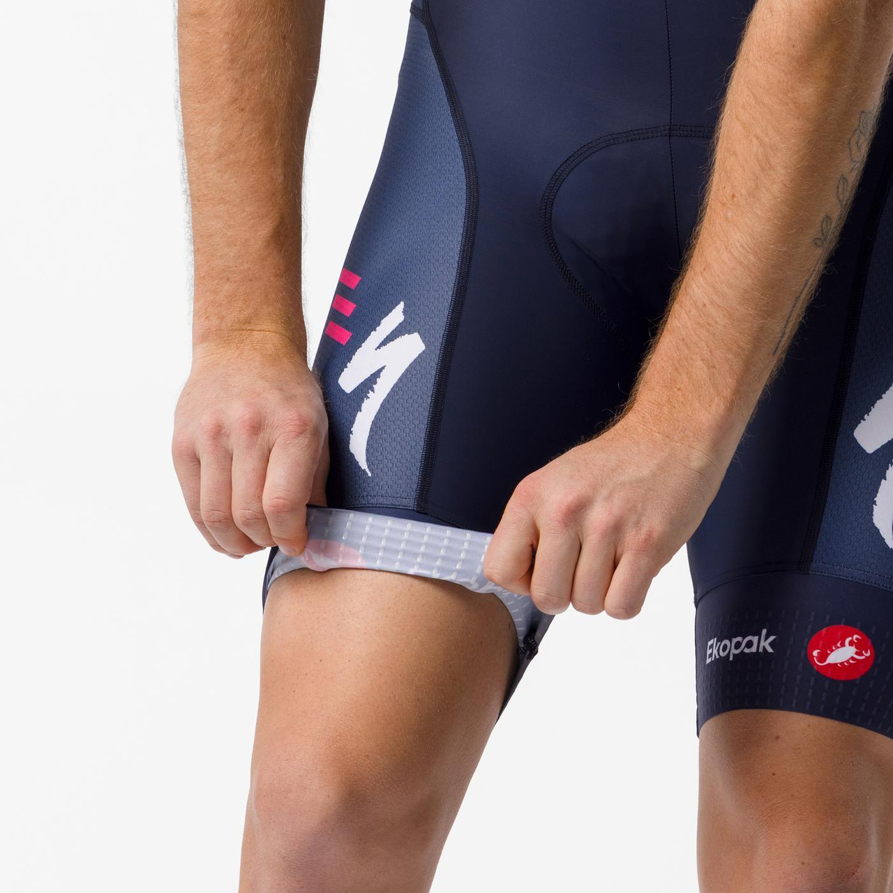 【新品】Soudal Quick-Step 2026 Pro Mesh 2.0 2026 Soudal Quickstep Competizone 2 Bib Shorts | Official Cycling Bibs