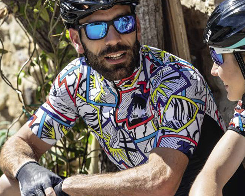 Nalini Seoul 1988 Comics Black Jersey | italian Cycling Jerseys