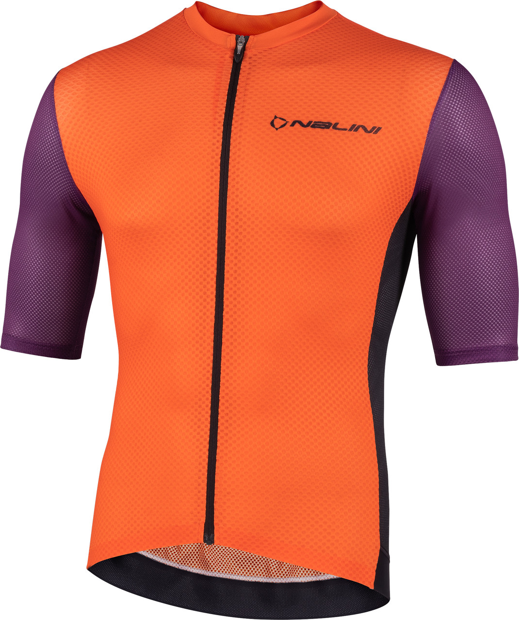 Nalini Fresh Orange Purple Jersey | italian Cycling Jerseys