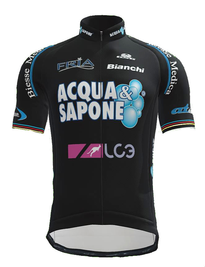 Acqua Sapone Black FZ Jersey