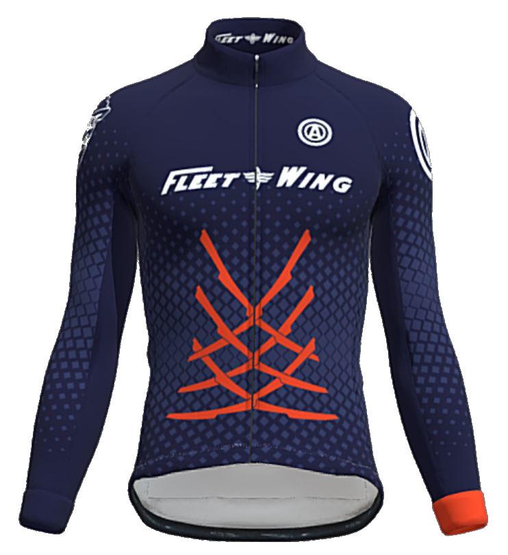Fleet Wing Azure Long Sleeve Jersey