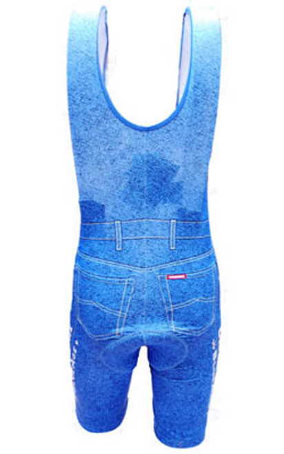 Carrera Retro Bib Shorts Rear View Carrera Retro Bib Shorts Rear View